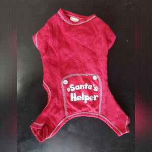 SANTA'S helper XS dog PJs